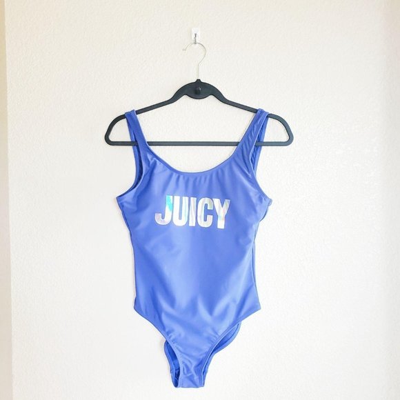 NWT Juicy Couture Foil Surf The Web Swimsuit L - Picture 2 of 7